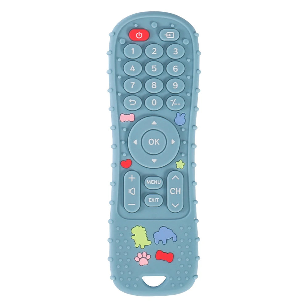 Teether remote control children's silicone toys Montessori philosophy sensory boys girls gift