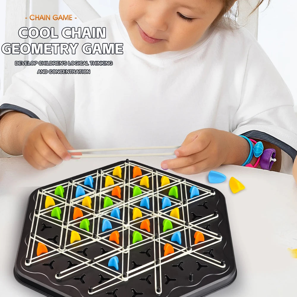 Cool Chaingeometry Brain-Boosting GAME Board Toy Game Develop Children's Logicalthinking And Concentration Parent-Child Interact