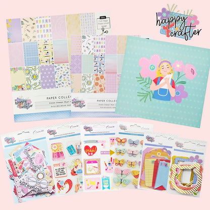 Creative Path Value Pack Scrapbooking Supplies Kit Crafts Materials Set Journaling Accessories Cardmaking Decoration Lucky Box