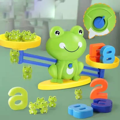 Frog Digital Balance Math Toys for Children Kindergarten Student Early Education Enlightenment Mathematical Teaching Aids Christ