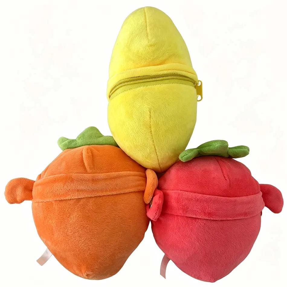 Kids Banana Fruit Induction Beat Toy Creative Music Dolls Kawaii Parent-child Toys Sensory Party Game Collectible Toy