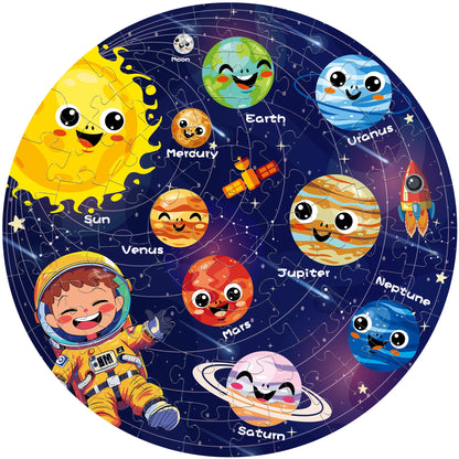Fun Luminous Puzzles For Kids 70 Piece Creative Floor Puzzles Early Educational Learning Toy For Above 3 Years Kids Boys Girls