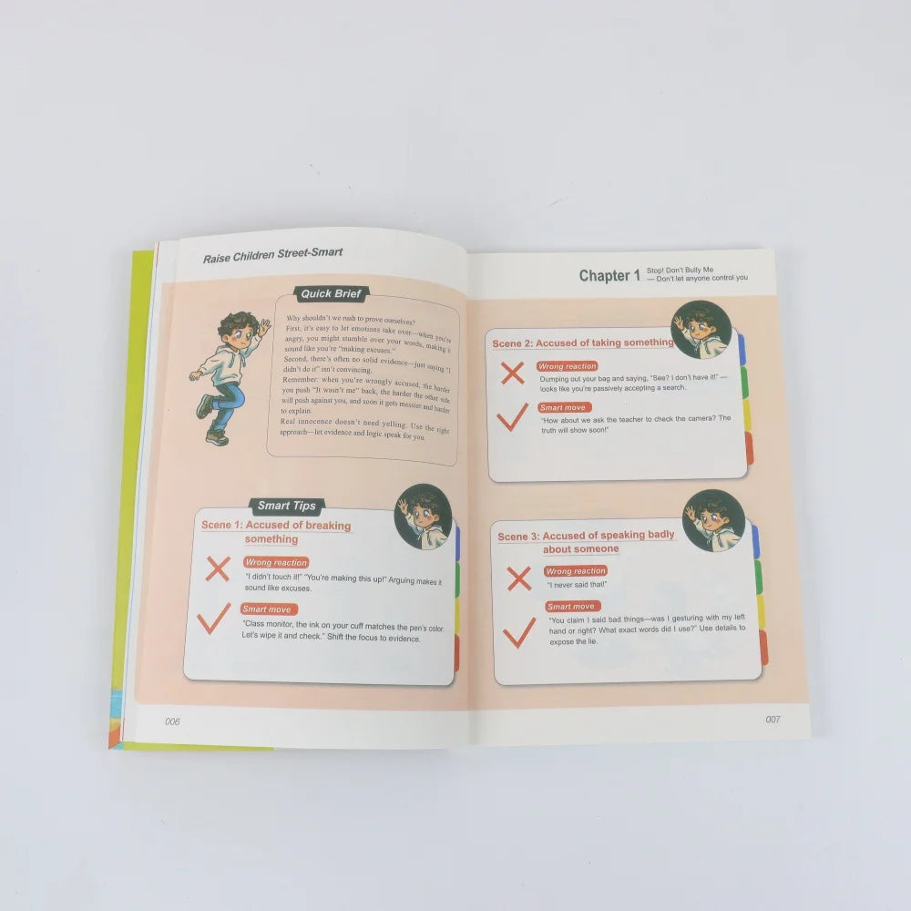 Raise Children Street Smart 'Children's Life Thinking Enlightenment Picture Book, cartoon Illustrations Are Easy to Understand