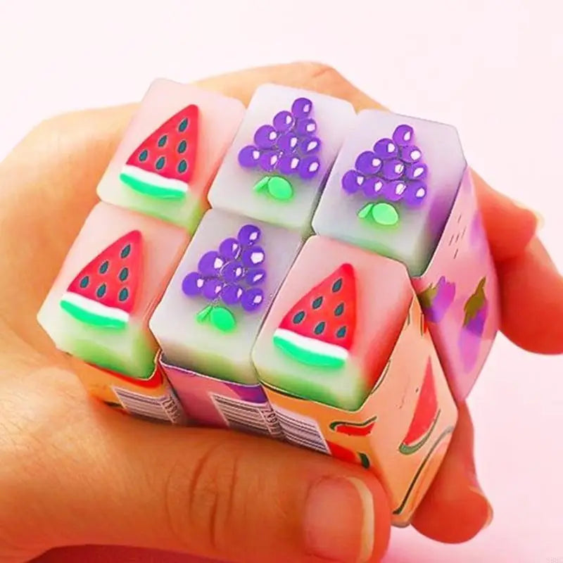 Creative Pencil Erasers Lovely Eraser Fruit Erasers School Supplies for Kids 896C