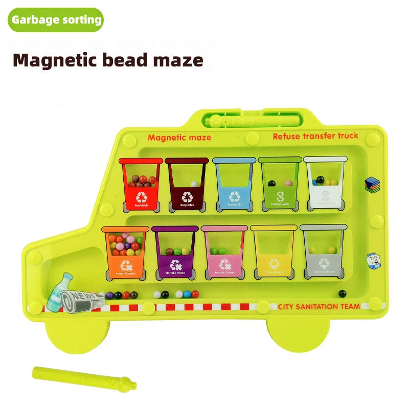 Magnetic Beaded Toys for Children's Intelligence and Concentration Training, Magnetic Toys for Babies to Improve Their Attention