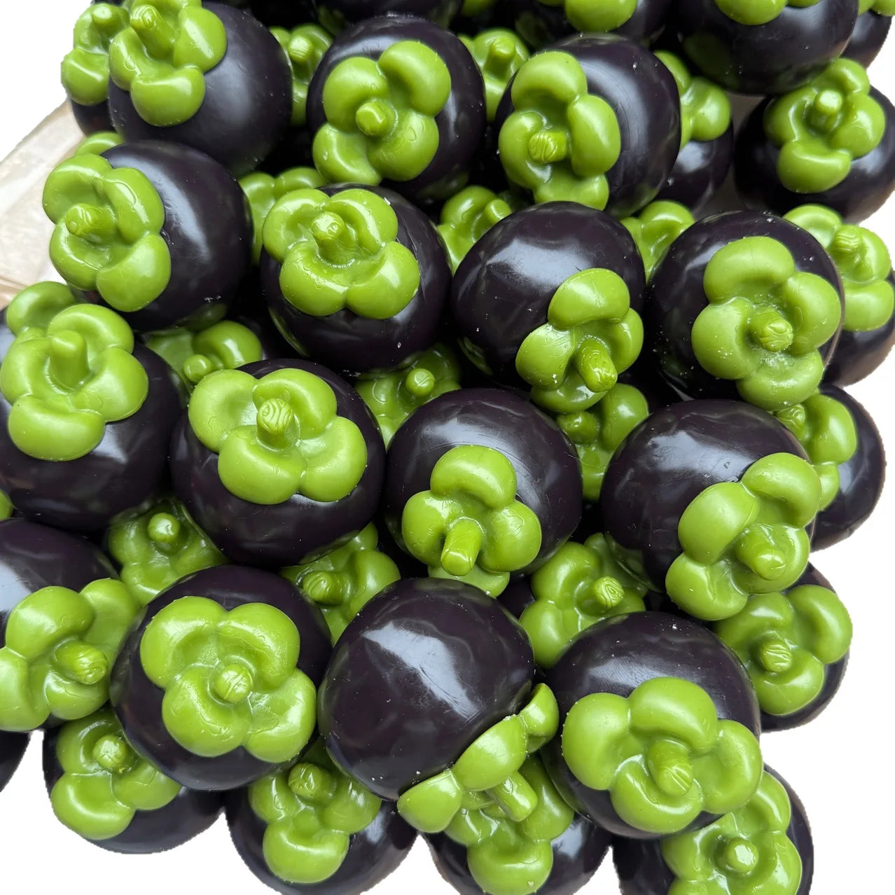 Creative Mangosteen Squishy Fidget Toy Building Block Filling No rebound Squeeze Toy ASMR Sensory Anti Stress Toys for Adults