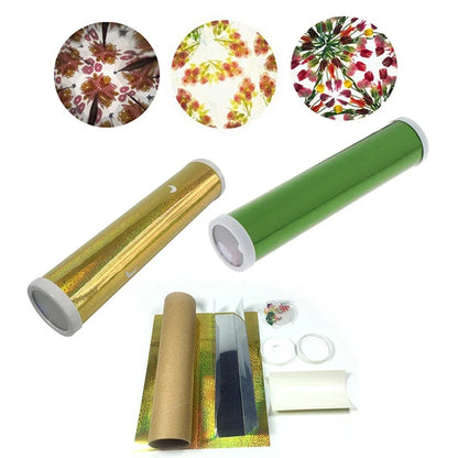 DIY Colored Rotating Kaleidoscope Kit For Kids - Science Educational Craft Toys