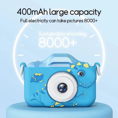 Digital Kids Cameras Toys Mini Children Camera 1080P HD 8x Zoom Dual Camera Boys Girls Birthday Gifts Outdoor Photography Toy