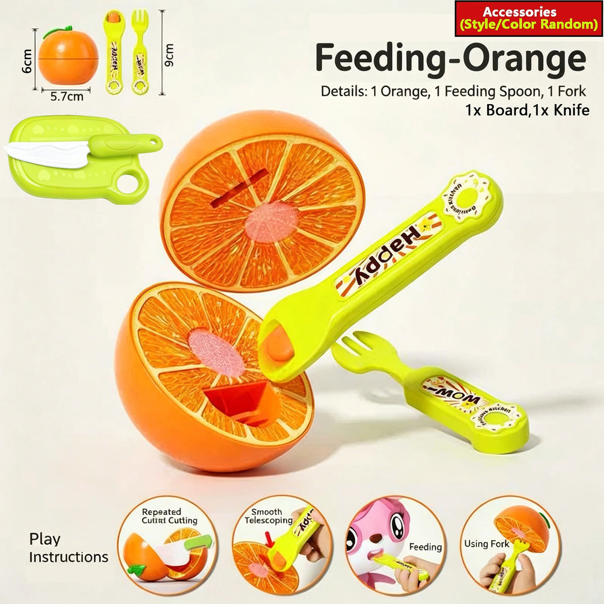 Creative Pretend Feeding Toy Set Simulation Kitchen Set Kids Fruit Cutting Role Playing Game Toys Interactive Party Games Christ