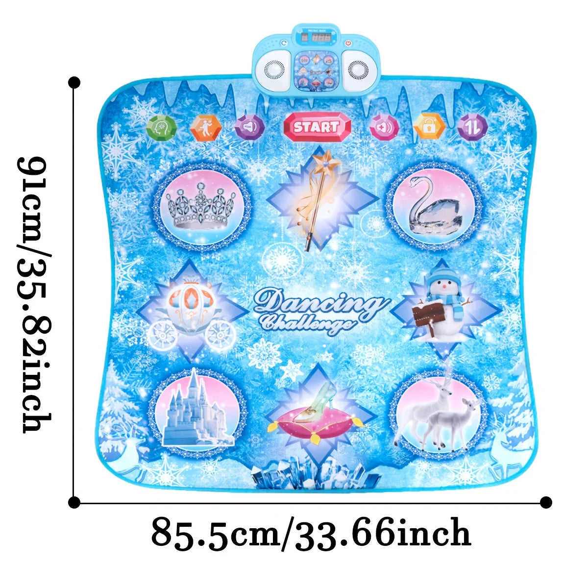 Dance Mat Toys, Electronic Dance Game for Kids with Multifunctional Game Modes, Ideal Birthday Gifts for 3+ Years Kids