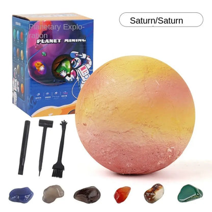 Science Educational Explore Planet Dig Kit Kids Excavation Toys Mining Kit Crystals  Mega Gemstone Education Excavation Kit
