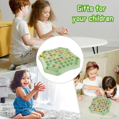 Kids Battle Chess Educational Toy Observation Concentration Training Fun Animal Flip Chess Parent-child Interactive Game ToysNEW