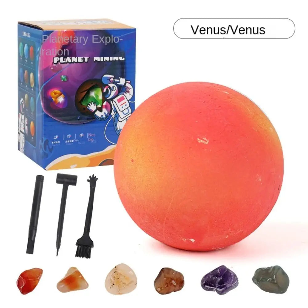 Science Educational Explore Planet Dig Kit Kids Excavation Toys Mining Kit Crystals  Mega Gemstone Education Excavation Kit