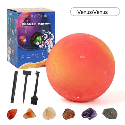 Science Educational Explore Planet Dig Kit Kids Excavation Toys Mining Kit Crystals  Mega Gemstone Education Excavation Kit