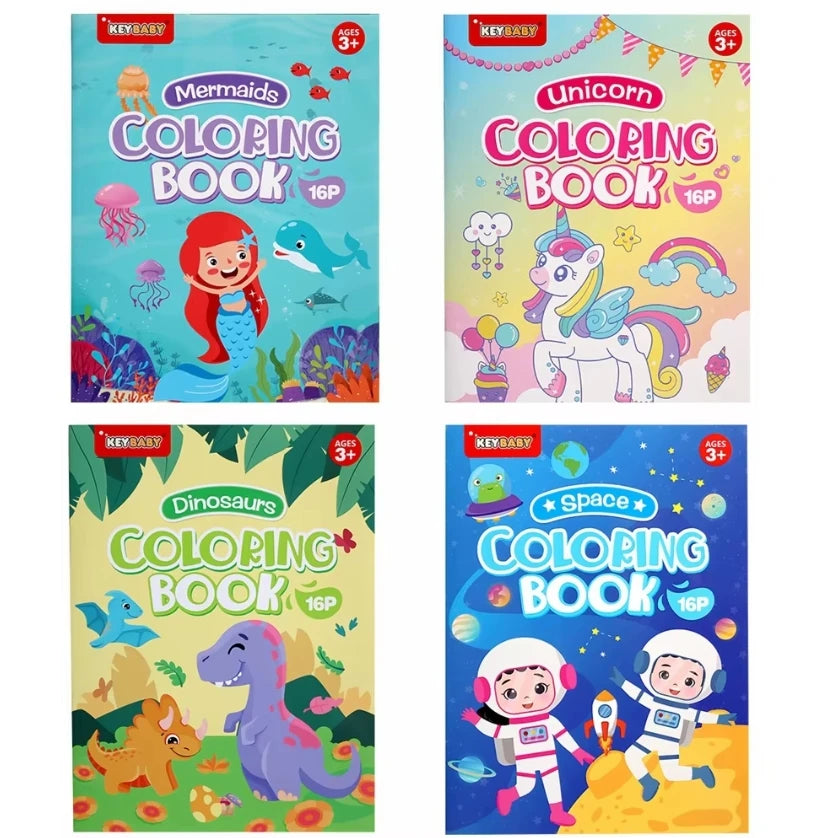 Children's Drawing and Coloring Book Give Baby Free Creative Space Play Imagination Puzzle Book Children's Montessori Toys Gift