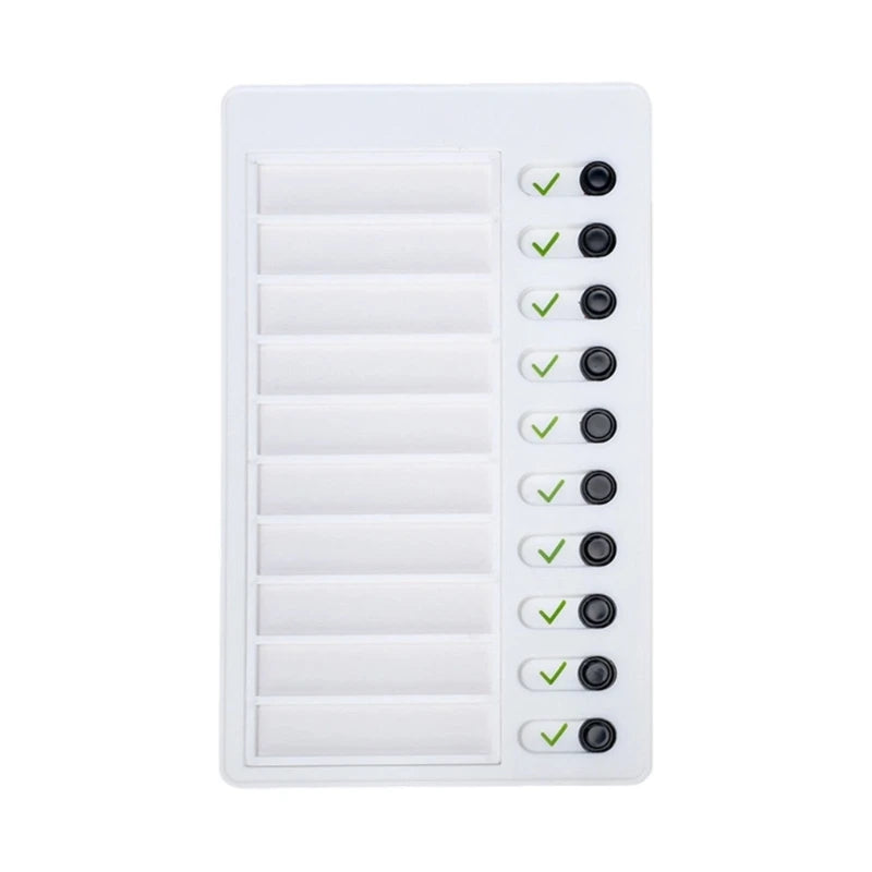 Daily Routine Chart For Kids Reusable Time Management Board Visual Schedule Board Daily Chore Checklist Board 12x20cm