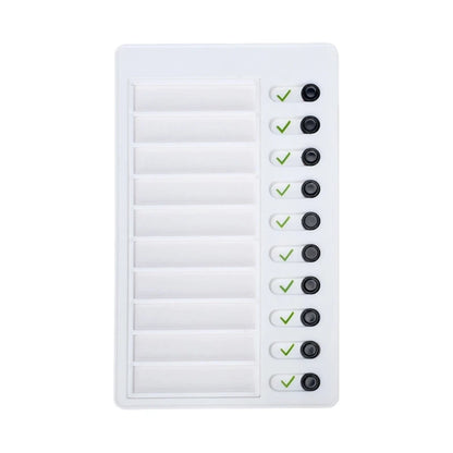 Daily Routine Chart For Kids Reusable Time Management Board Visual Schedule Board Daily Chore Checklist Board 12x20cm