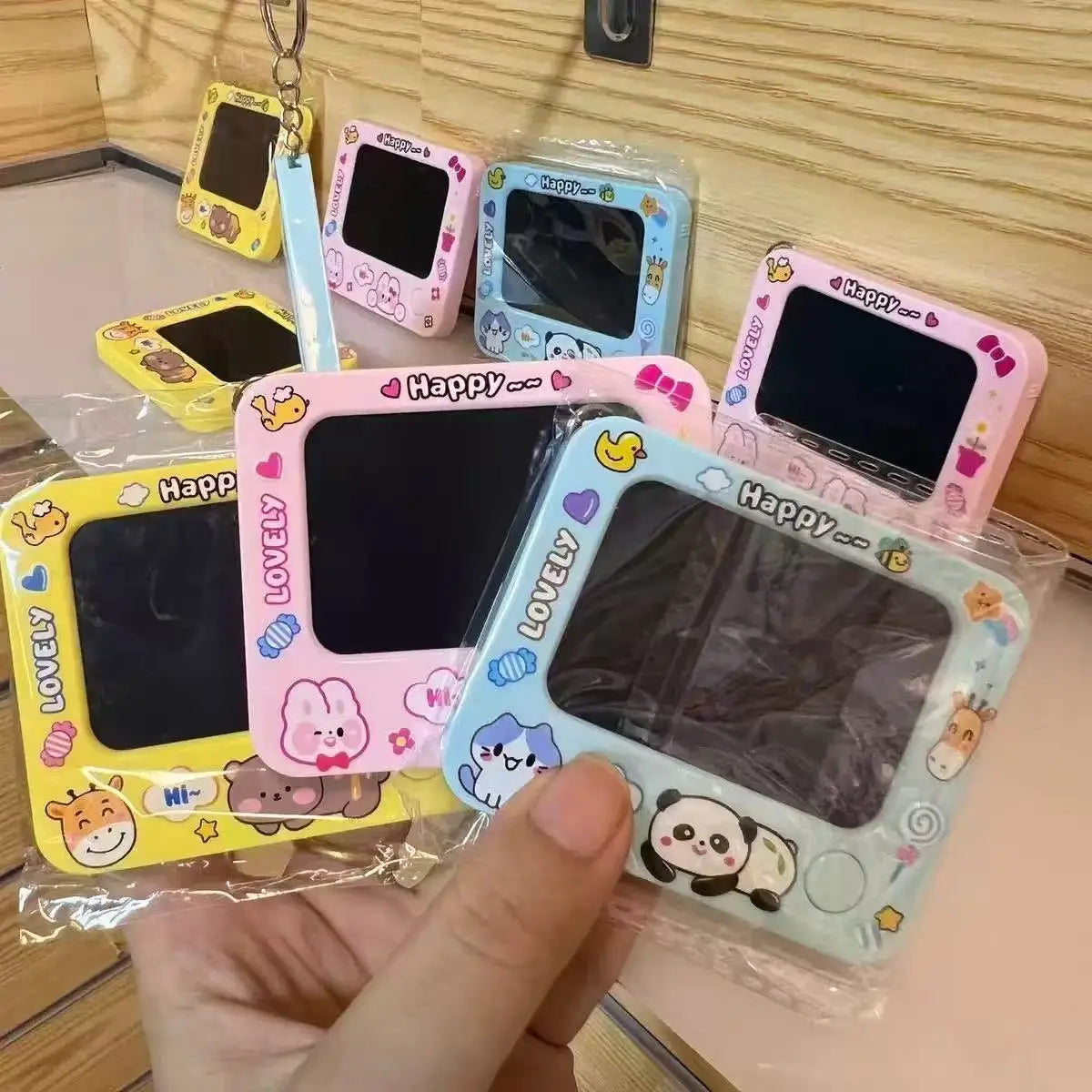 Creative Mini Magnetic Drawing Boards with Keychain Erasable Doodle&Sketch Pads DIY Painting for Kids Ages 3-6 Birthday Gifts