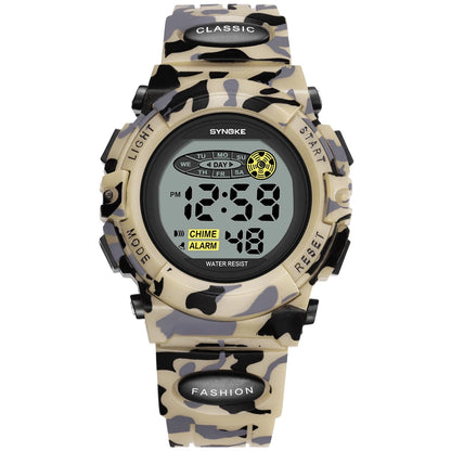 Digital Watch for Kids, Waterproof LED Lights Luminous Watches, Children Wristwatch Boys Students Electronic Wrist Watch