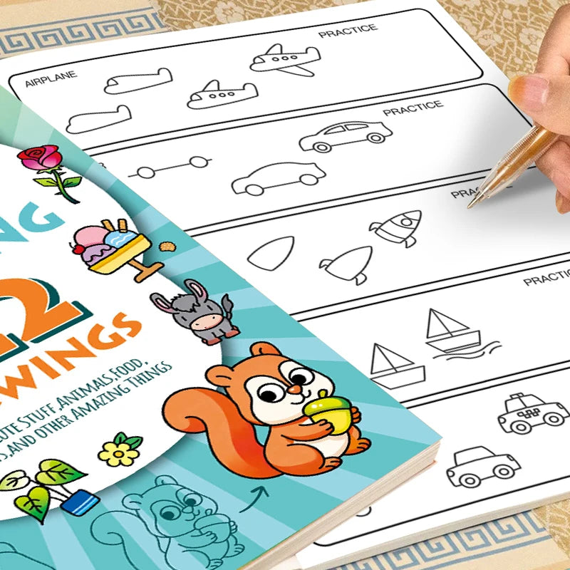 Kids' How to Draw Anything Activity Book 222 Cute Step-By-Step Drawing Projects Ideal for Young Creators & Art Beginners
