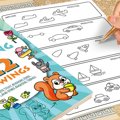 Kids' How to Draw Anything Activity Book 222 Cute Step-By-Step Drawing Projects Ideal for Young Creators & Art Beginners