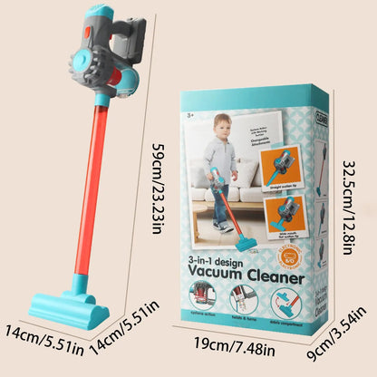 Play Vacuum Fun Pretend Educational Interactive Pretend Kids Working Vacuum Cleaner for Children Home Playroom Role Playing