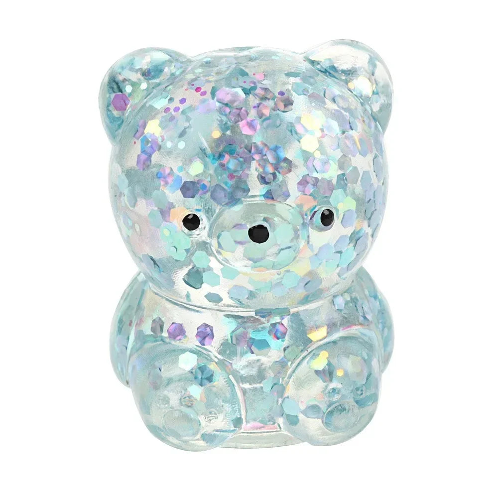 Creative Stress Relief Balls Colorful Squeeze Ball Water Bead Decompression Fidget Toy for Kids Adults Anxiety Autism ADHD