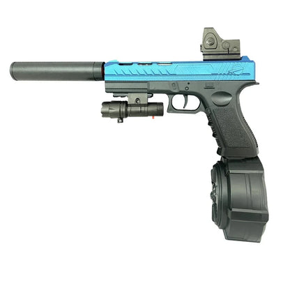 Kids & Adults Outdoor Game Toy, Play Blaster with Dual Magazines and Accessories