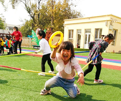 Outdoor Games Team Building Develop Sport  Entertainment Toys Children Elasticity Rope Circle Running Push for Kids Sensory Rope