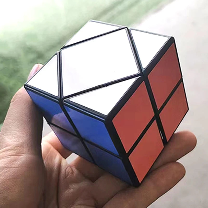 Domino Skewb Speed Cubes 2x2x2 Sensory Quiet Fidget Toys for Autism ADHD Anxiety Kids Teens Boys Girls Educational Gifts