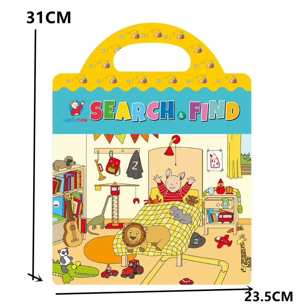 Hot New Children Scene Stickers DIY Hand-on Puzzle Sticker Books Reusable Cartoon Animal Learning Cognition Toys for Kids Gift
