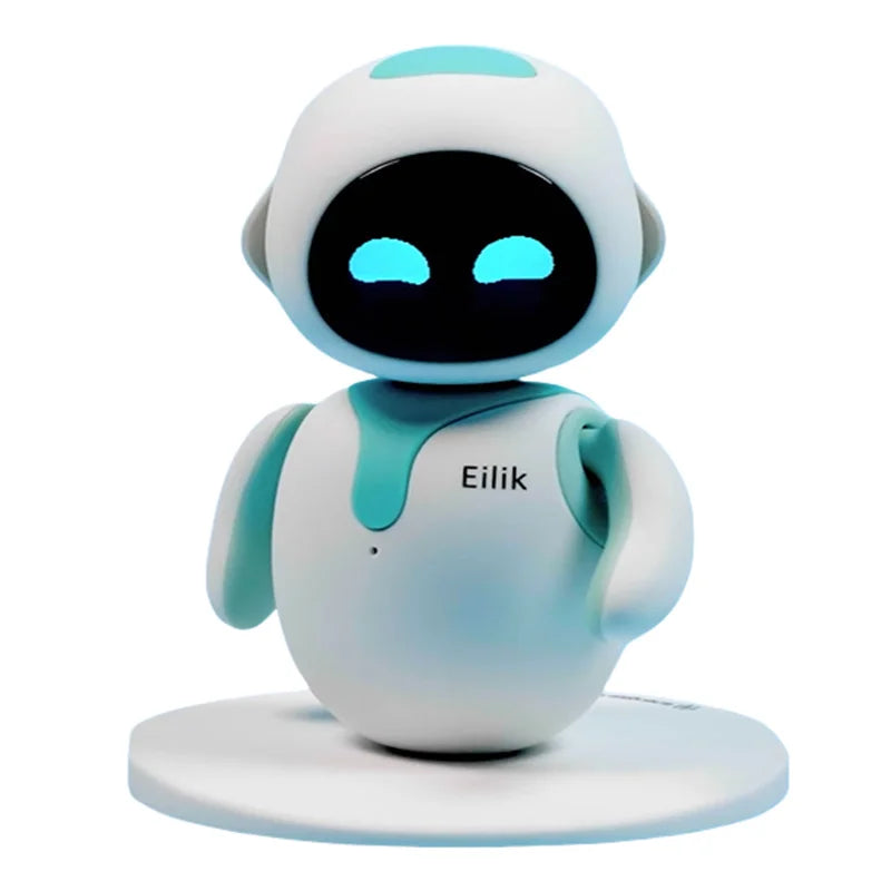 Eilik AI Smart Robot with Emotional Interaction Cute Blue/Pink Multiple Modes Electronic Automation Gift for Vocal Fun,in stock