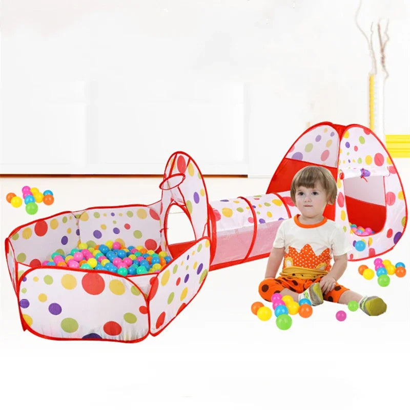 Kids Play House Indoor Outdoor Ocean Ball Pool Pit Game Tent Playhut Easy Folding Girls Garden Children Toys Tent Dropshipping
