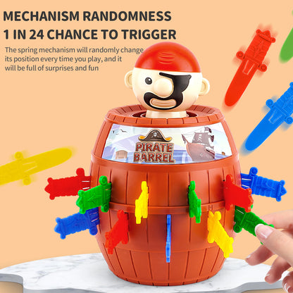 Pirate Bucket Desktop Trick And Arrow Bucket Toy Creative Parent Child Interactive Game For Children Aged 3 And Over
