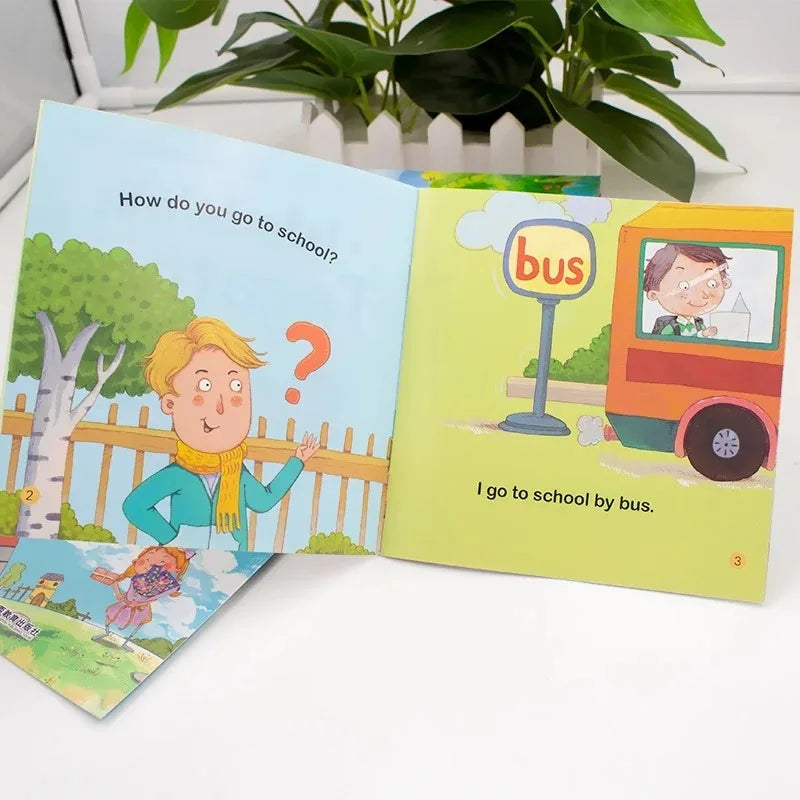 40/60 Books/set English Set Words Learning Picture Book for Children Enlightenment of Early Childhood Kids Preschool Pocket Book