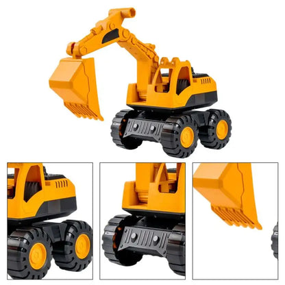 Kids Digger Toy Small Excavator Construction Excavator Dump Truck Toy Digger Vehicle Forklift Inertia Vehicle Toys For Children
