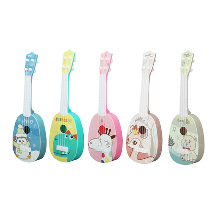 Guitar Musical Kids Ukulele Guitar Toys Enlightenment Musical Instrument Early Education for Children Gift