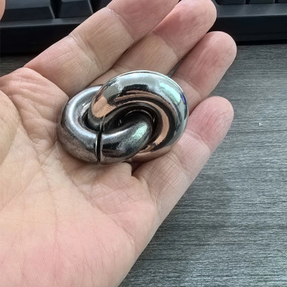 Mind Challenge Magic Baffling IQ Metal Brainteaser Puzzles For Kids Adults Unlock Interlocking Games Logic Test Educational Toys