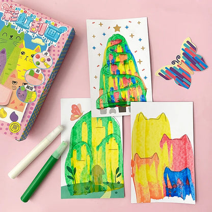Scratch Art for Kids, Rainbow Scratch Paper Crafts - DIY Drawing Toys to Develop Creativity and Fine Motor Skills, Perfect Gift