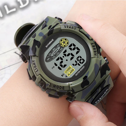 Digital Watch for Kids, Waterproof LED Lights Luminous Watches, Children Wristwatch Boys Students Electronic Wrist Watch