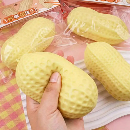Peanut Stress-relieving Toys Slow Rebound Soft Squeeze Toy Decompression Toy for Adults for ADHD Autism Sensory Toy