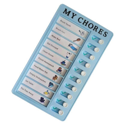 Daily Routine Chart For Kids Reusable Time Management Board Visual Schedule Board Daily Chore Checklist Board 12x20cm