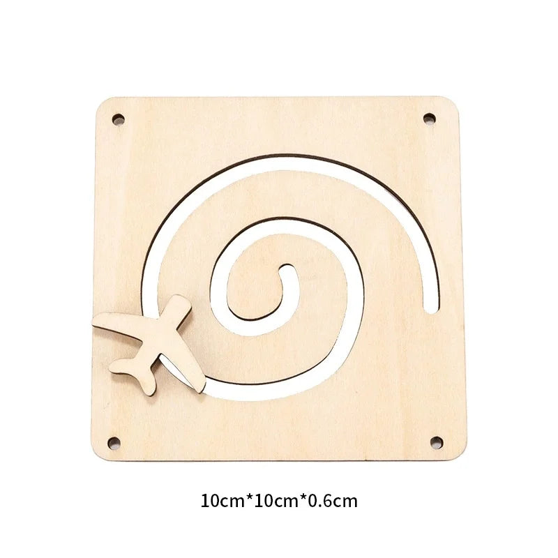 Kindergarten Montessori Busy Board  Accessories Caterpillar Gear LED Lamp Bell Roller Counting Bead Wall Toy Educational Toy