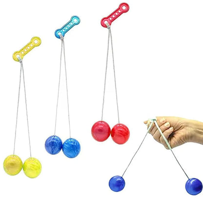 Clackers Balls On A String Fidget ADHD Anxiety Autism Sensory Toys For Kids Juggling Game Party Favors Kinder Spielzeuge