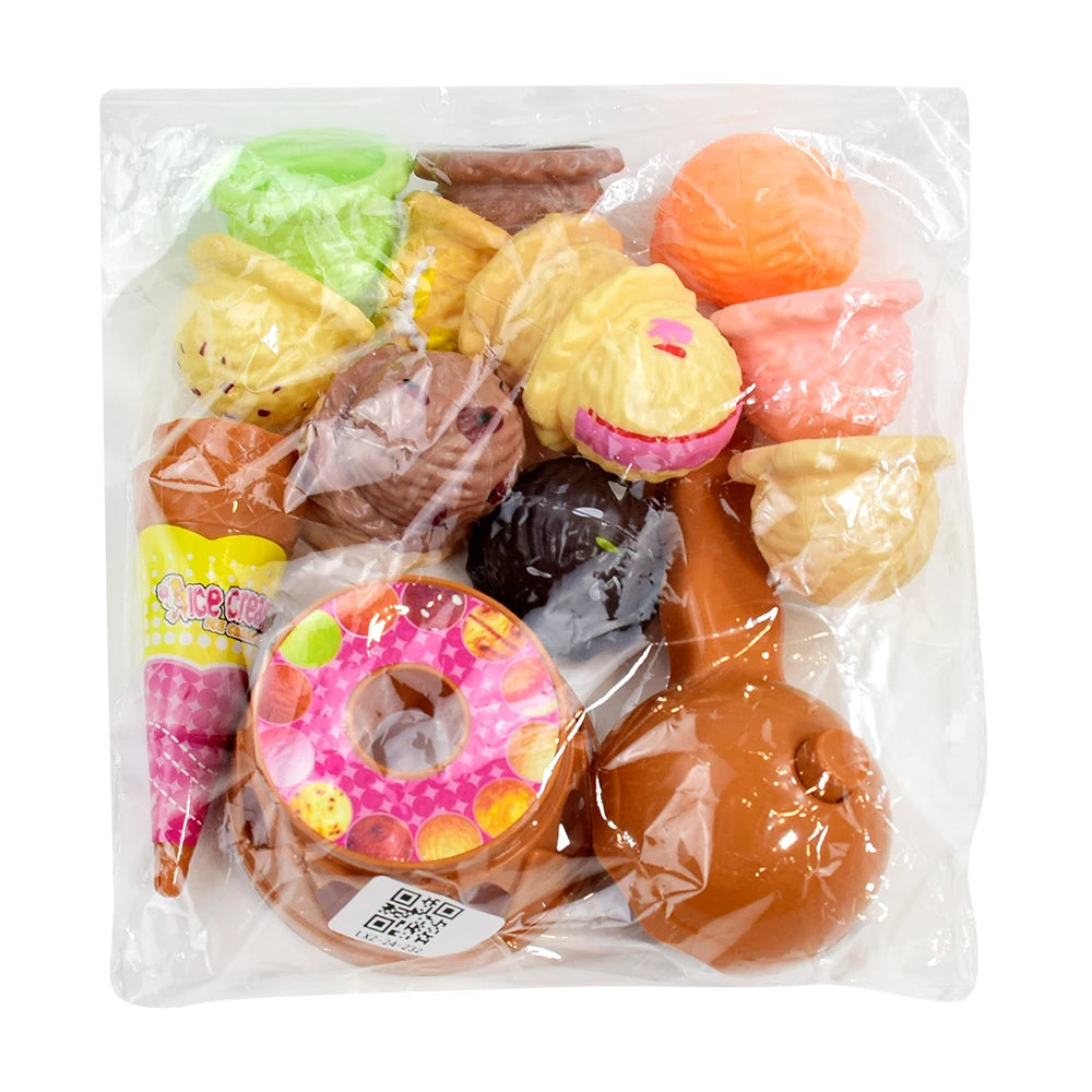Children's Ice Cream Stacking Games Simulated Food Stack Up Play Kids Kitchen Pretend Play Toy Educational Toys For Gift Box