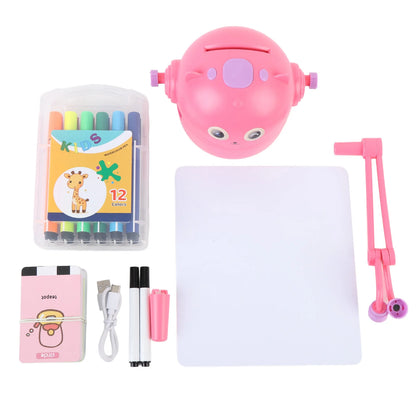 Drawing Robot for Kids Interactive Educational Self Drawing Robot Art Artist Painting Learning Toy