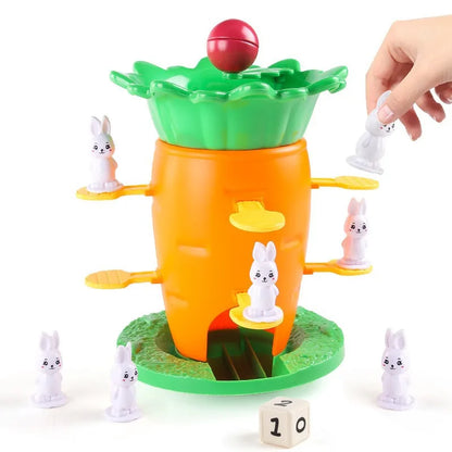 NEW Kids Carrot Balance Tree Focus Balance Training Children's Toys Folding Tower Game Series Parent Interactive Christmas Gift