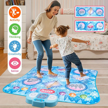 Dance Mat Toys, Electronic Dance Game for Kids with Multifunctional Game Modes, Ideal Birthday Gifts for 3+ Years Kids