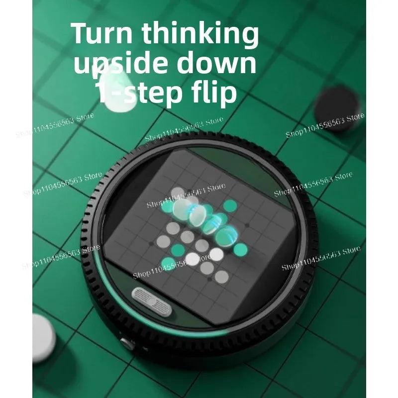 Smart AI-Powered Reversi (Othello) Chessboard - Interactive Teaching Mode, STEM Strategic Slide Toy for Kids Ages 8+