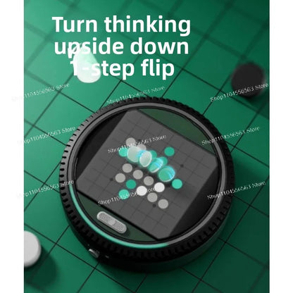 Smart AI-Powered Reversi (Othello) Chessboard - Interactive Teaching Mode, STEM Strategic Slide Toy for Kids Ages 8+